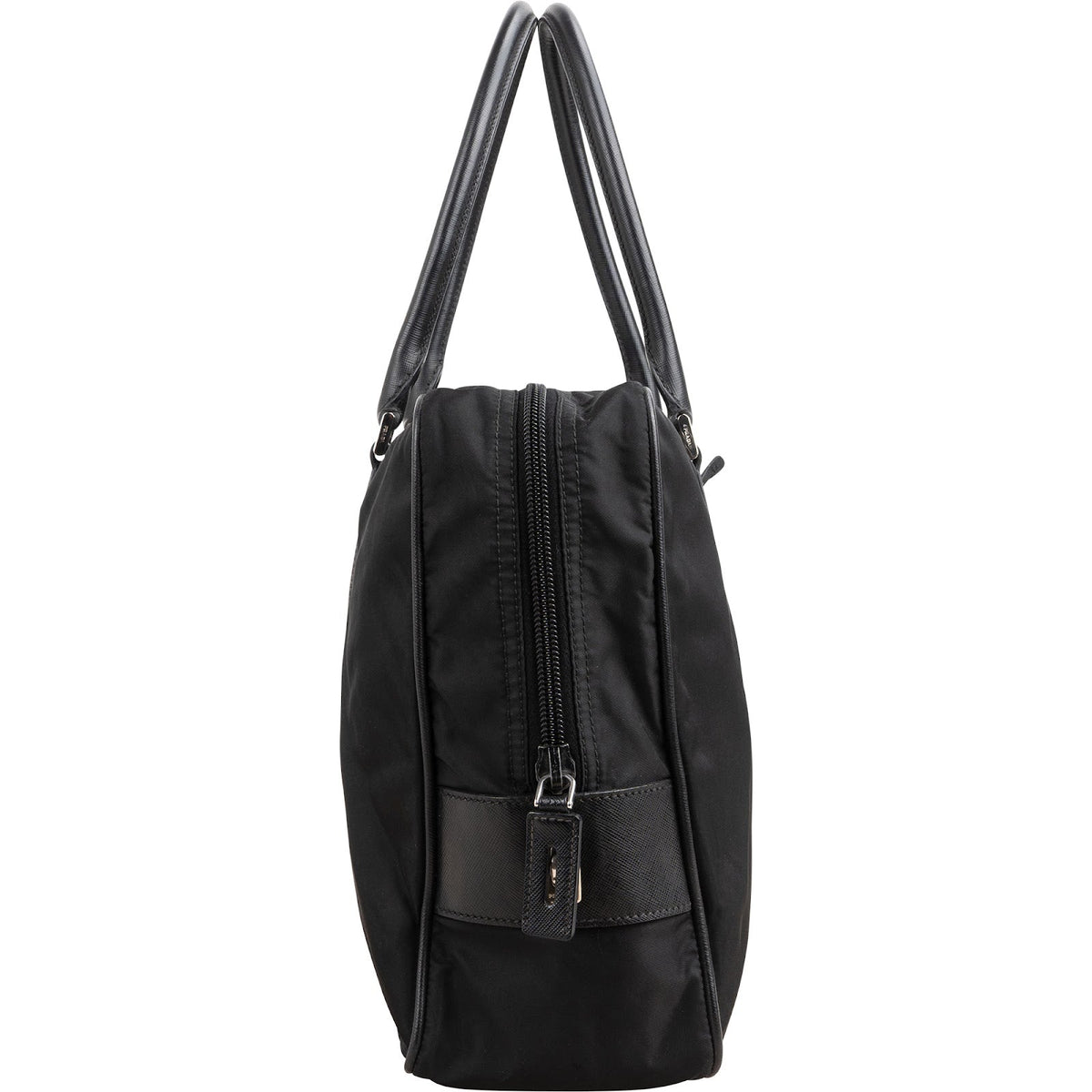 Prada Tessuto Saffiano Leder Triangle Aktentasche, Bild 3 von 10