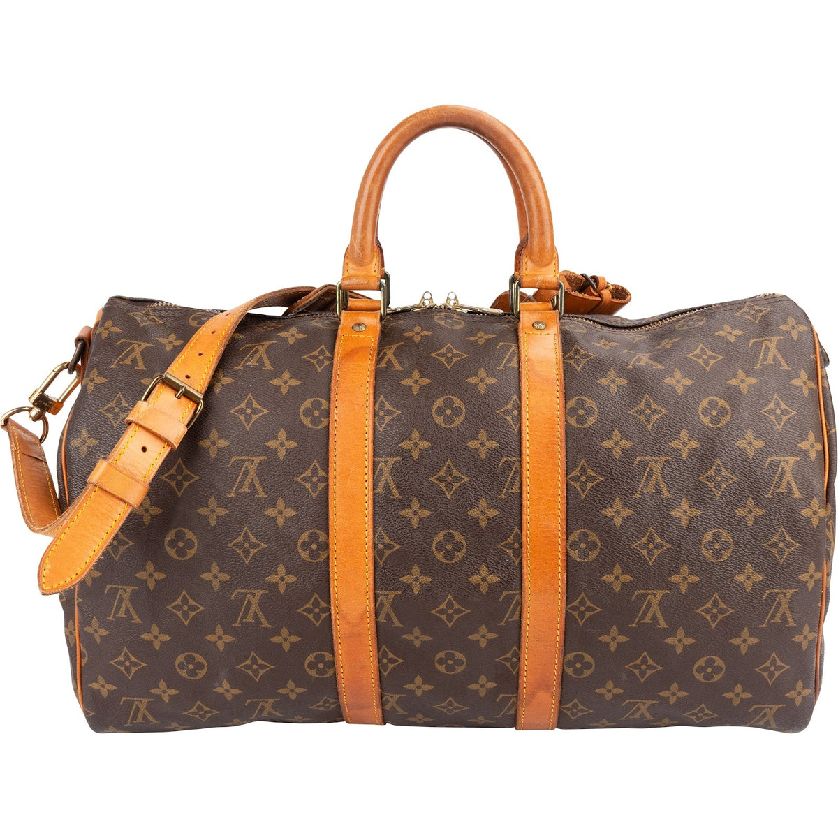 Louis Vuitton Canvas Keepall 45 Bandoulière Reisetasche, Bild 4 von 9