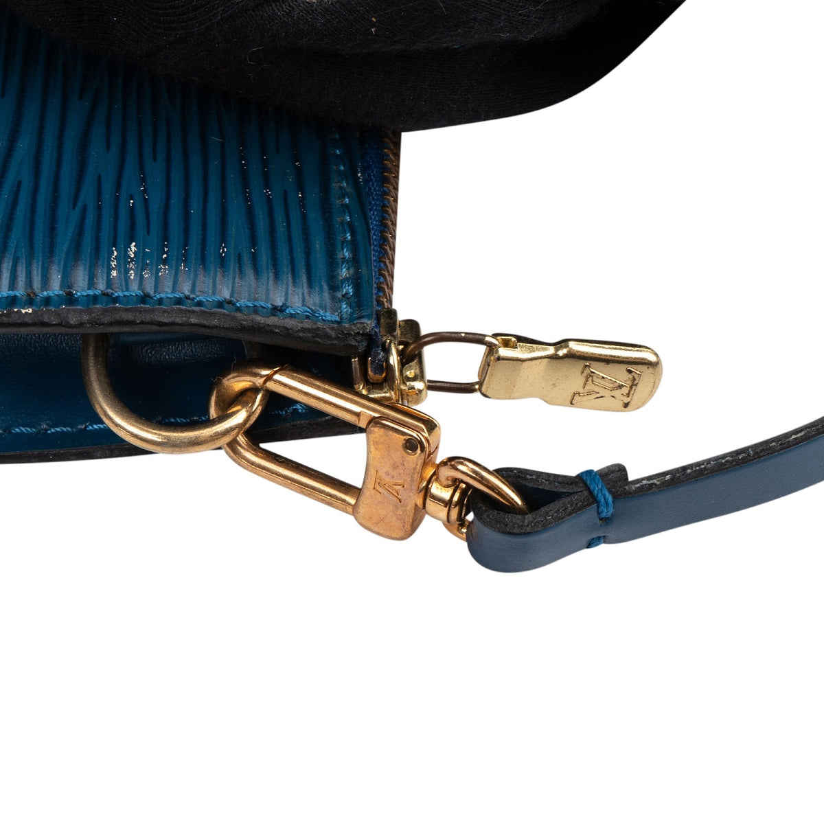 Louis Vuitton Blau Epi Pochette Accessoires Handtasche, Bild 9 von 12