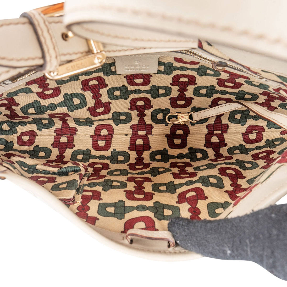 Gucci Guccissima Horsebit Chain Jackie Schultertasche, Bild 9 von 11