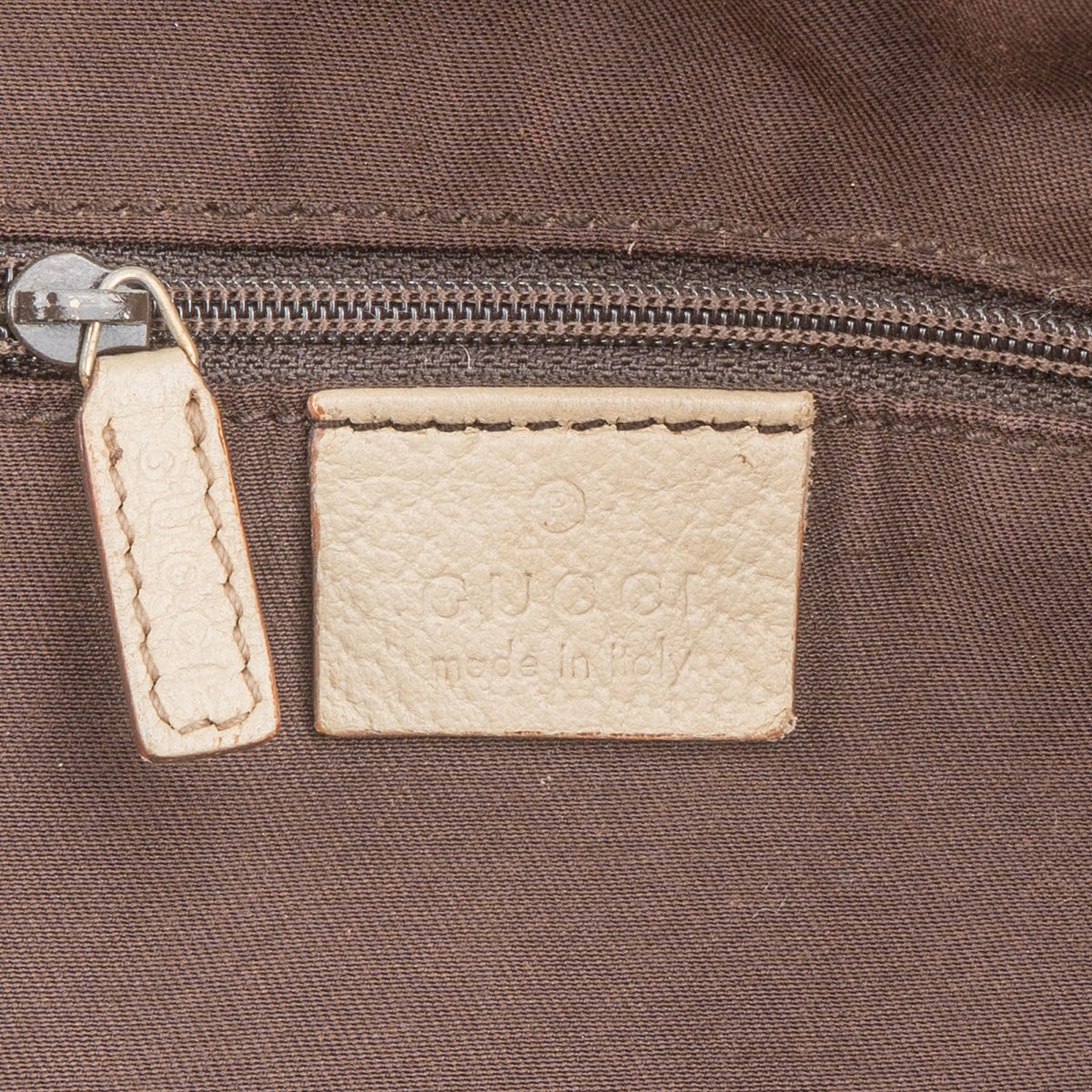 Gucci Monogram GG Canvas Abbey D-Ring Large Tote schoudertas