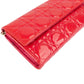 Sac bandoulière Wallet On Chain Christian Dior en cuir verni motif Cannage