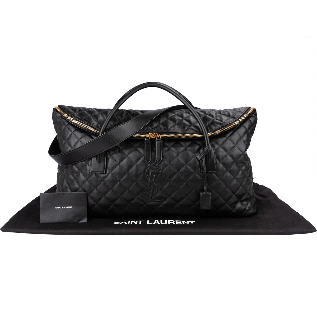Bolso de viaje Saint Laurent ES Giant en piel de cordero acolchada