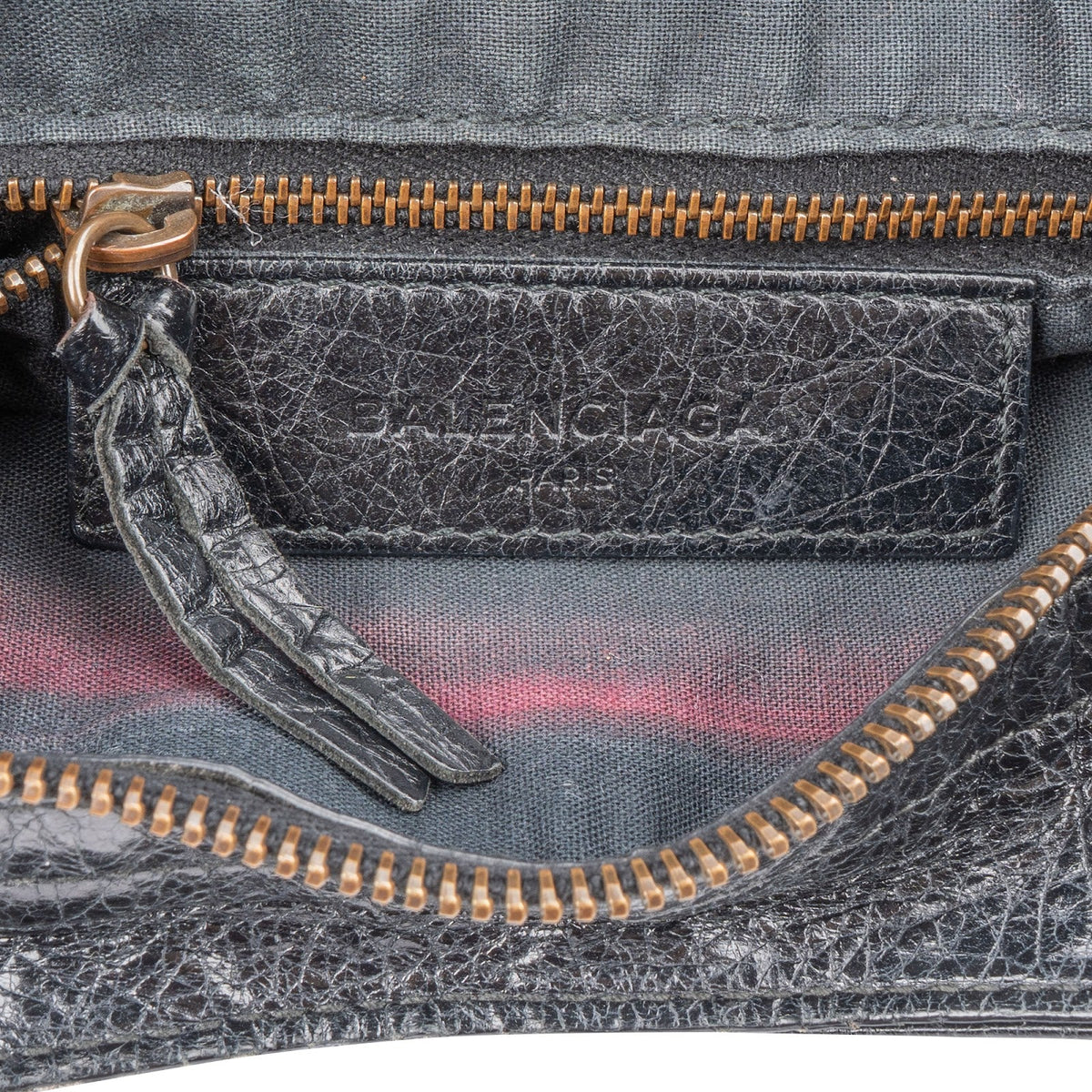 Borsa tote Balenciaga City in pelle Arena nera