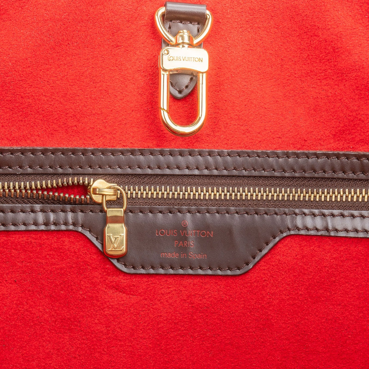 Bolso de hombro Louis Vuitton Monogram Damier Ebene Canvas Hampstead MM