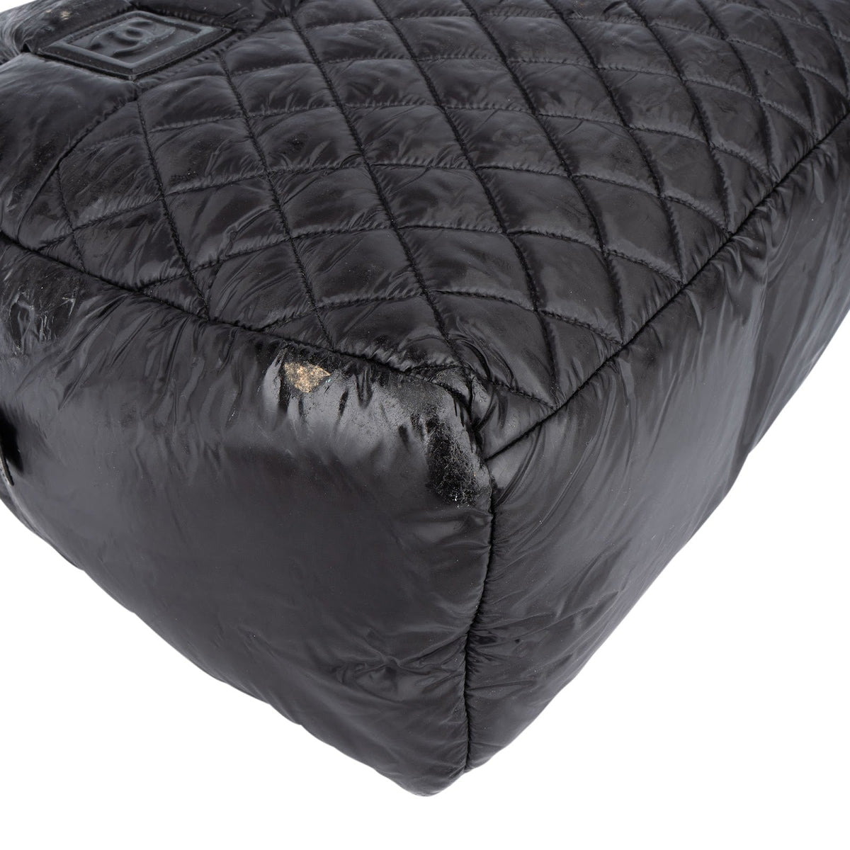 Borsa tote Chanel Coco Cocoon in nylon trapuntato