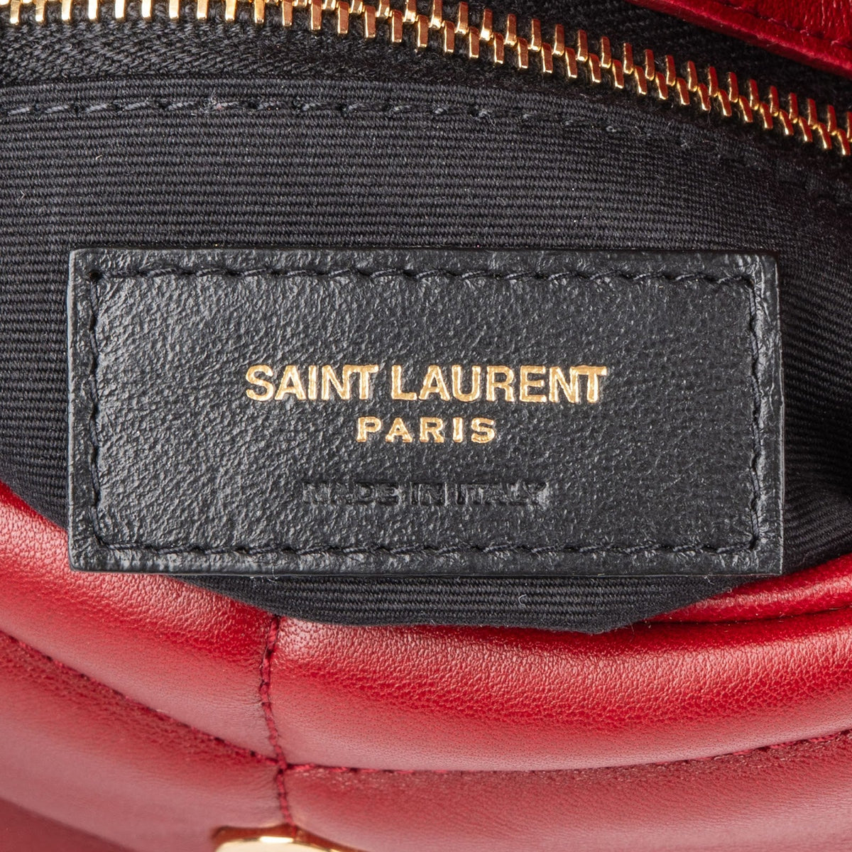 Saint Laurent Loulou Small aus gestepptem Leder – Ansicht 11