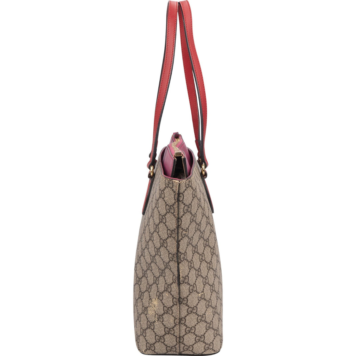 Gucci Monogram GG Supreme Linea A Shopper Handtasche, Bild 4 von 12