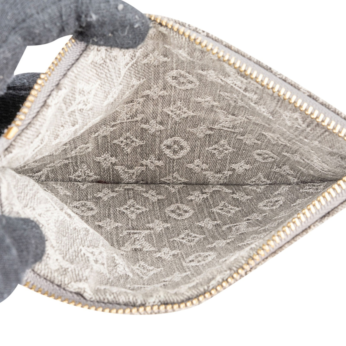 Louis Vuitton Denim Pochette Accessoires Handtasche, Bild 5 von 5