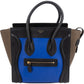 Céline Tricolor Leather Luggage Handbag