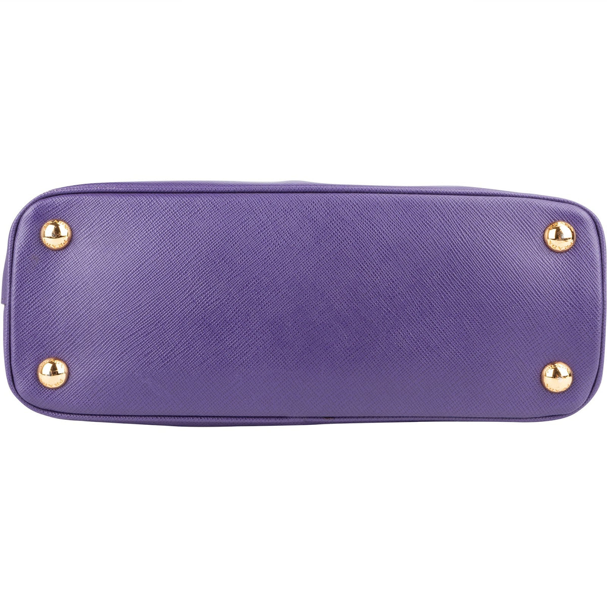 Prada Purple Saffiano Leather Galleria Handbag