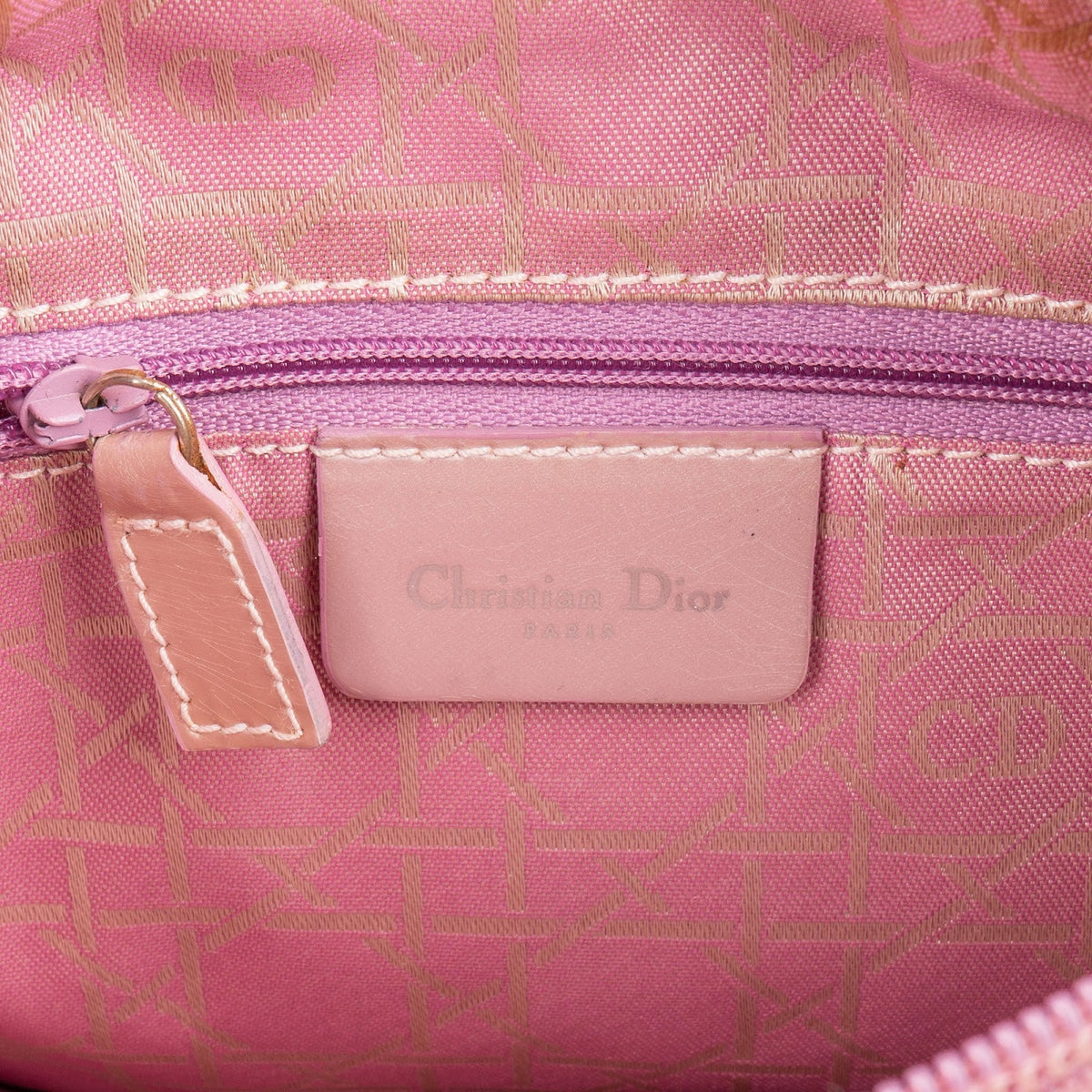 Sac à main Lady Dior transparent en nylon Cannage Christian Dior