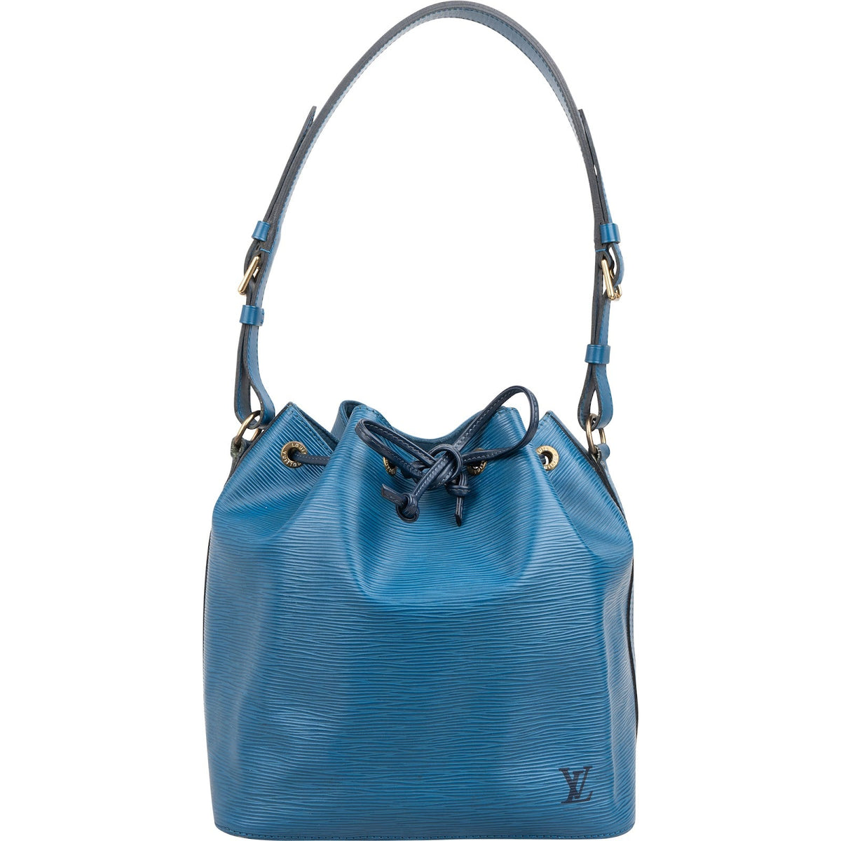 Sac à bandoulière Louis Vuitton Sac Noé Petit en cuir Epi bleu