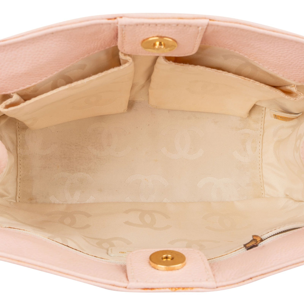 Chanel Caviar Leder Triple CC Small Tote, Bild 10 von 12