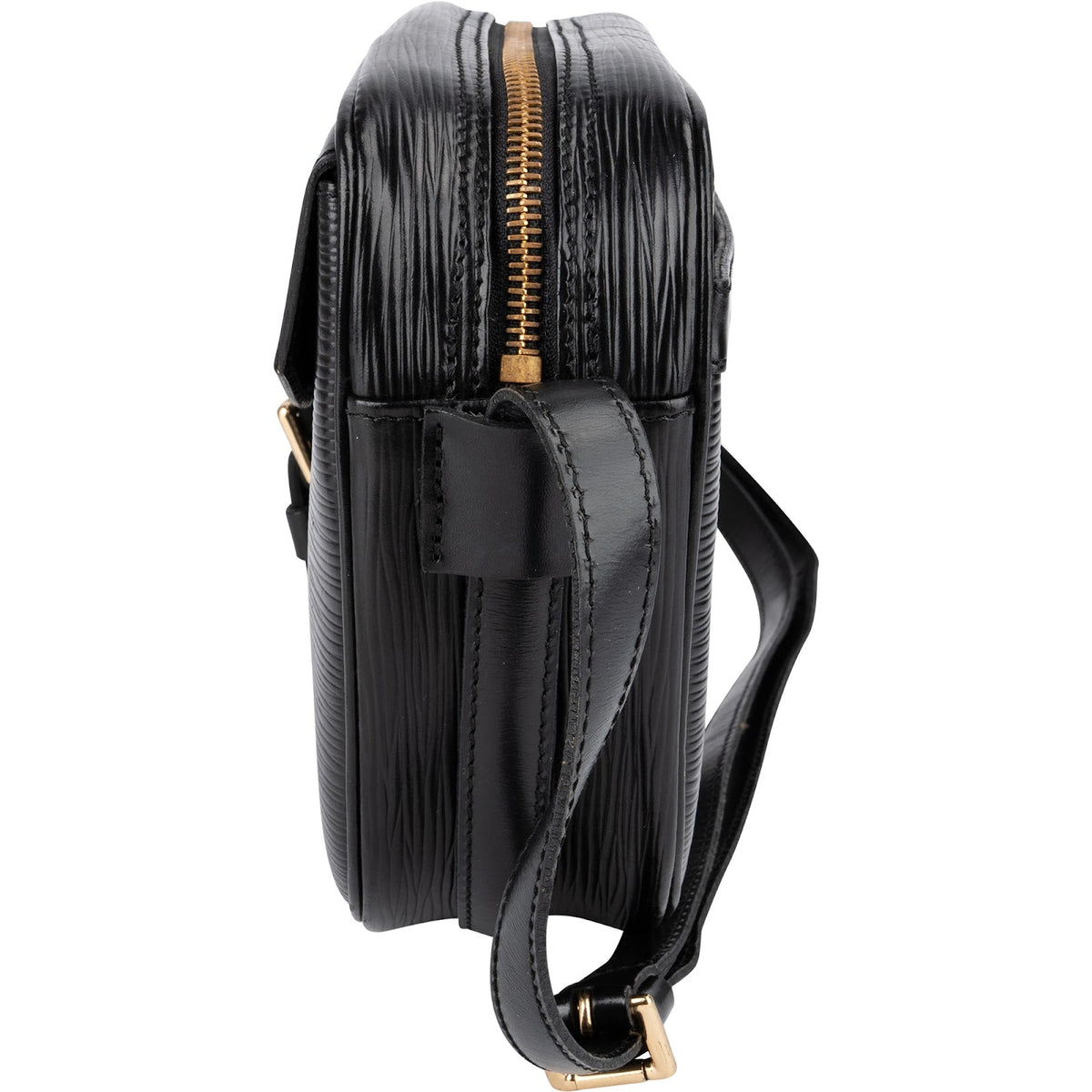 Louis Vuitton Saint Cloud MM aus schwarzem Epi-Leder – Ansicht 4
