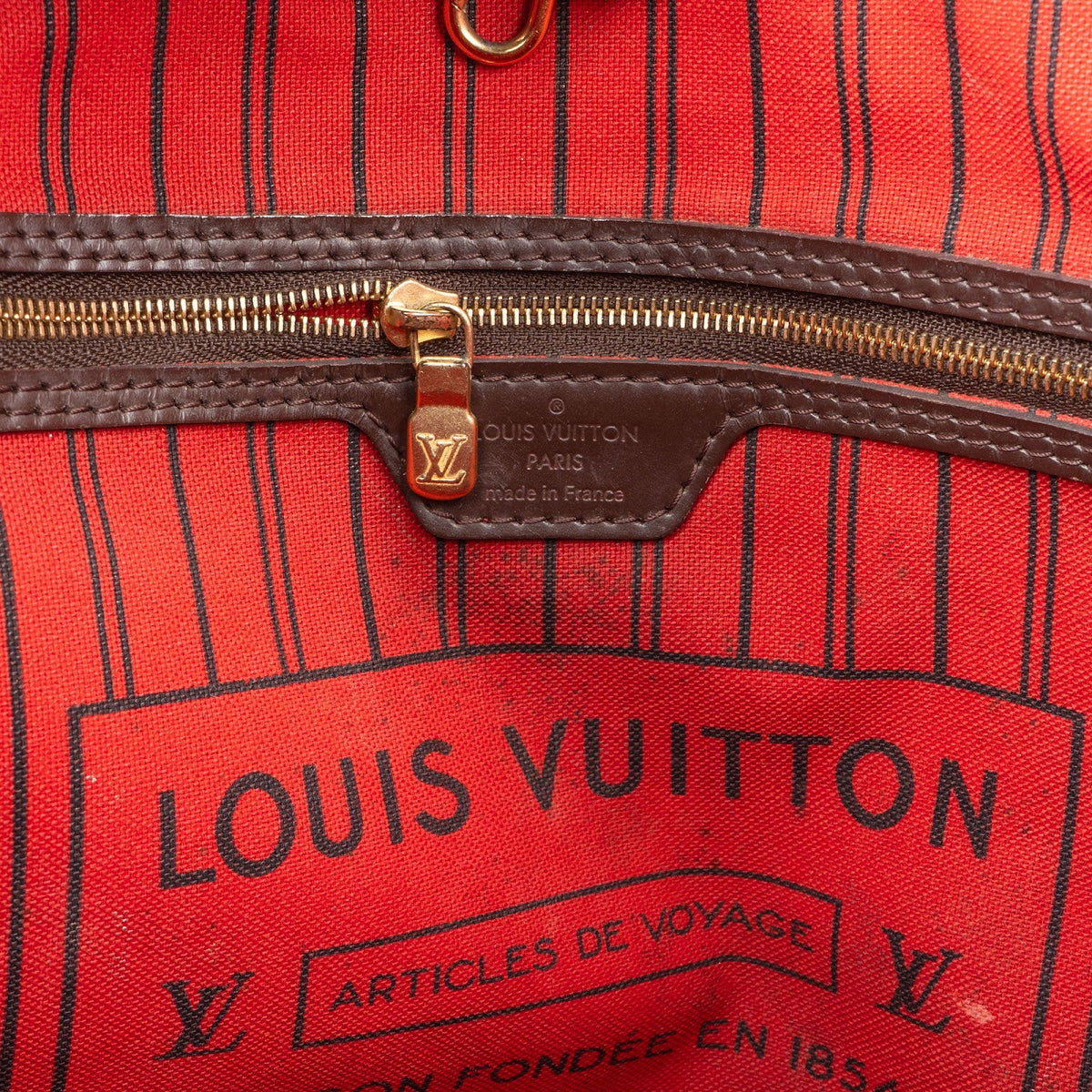 Borsa a spalla Louis Vuitton Monogram Damier Ebene Neverfull MM