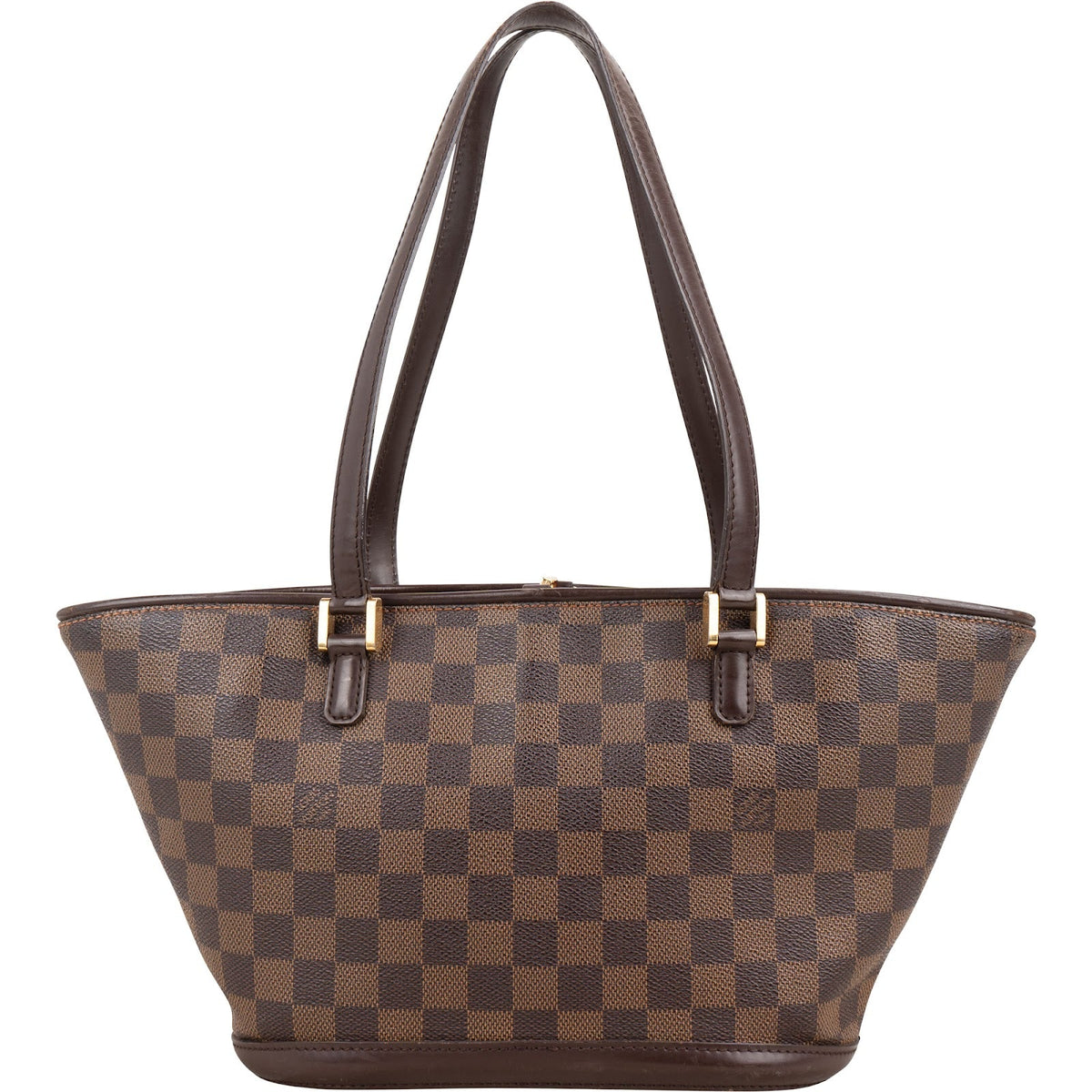 Bolso de hombro Louis Vuitton Monogram Damier Ebene Canvas Manosque PM