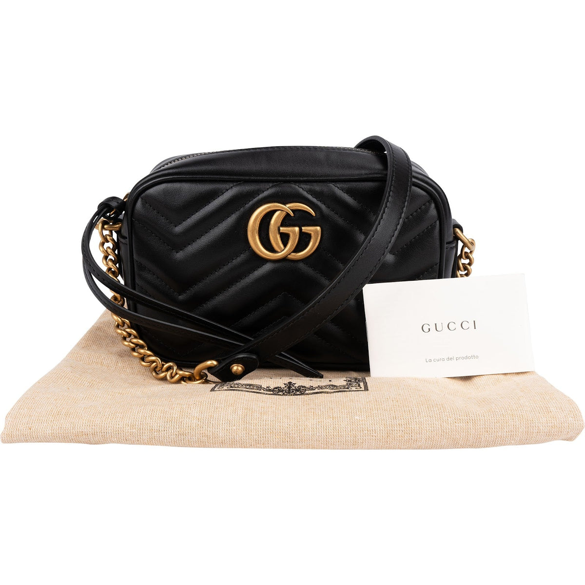 Gucci Chevron Marmont Matelassé Mini Umhängetasche, Bild 2 von 11