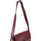 Sac à épaule Celine Bordeaux Bocalf Flap Triomphe