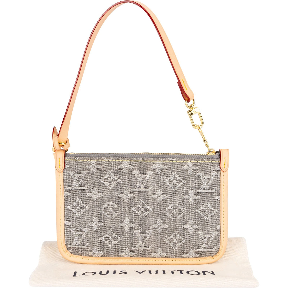 Louis Vuitton Denim Pochette Accessoires Handtasche, Bild 2 von 5