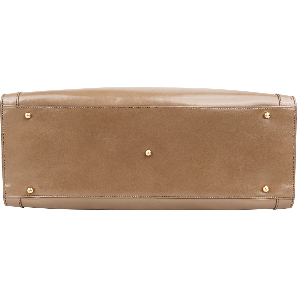 Bolso tote Gucci de piel lisa con bambú