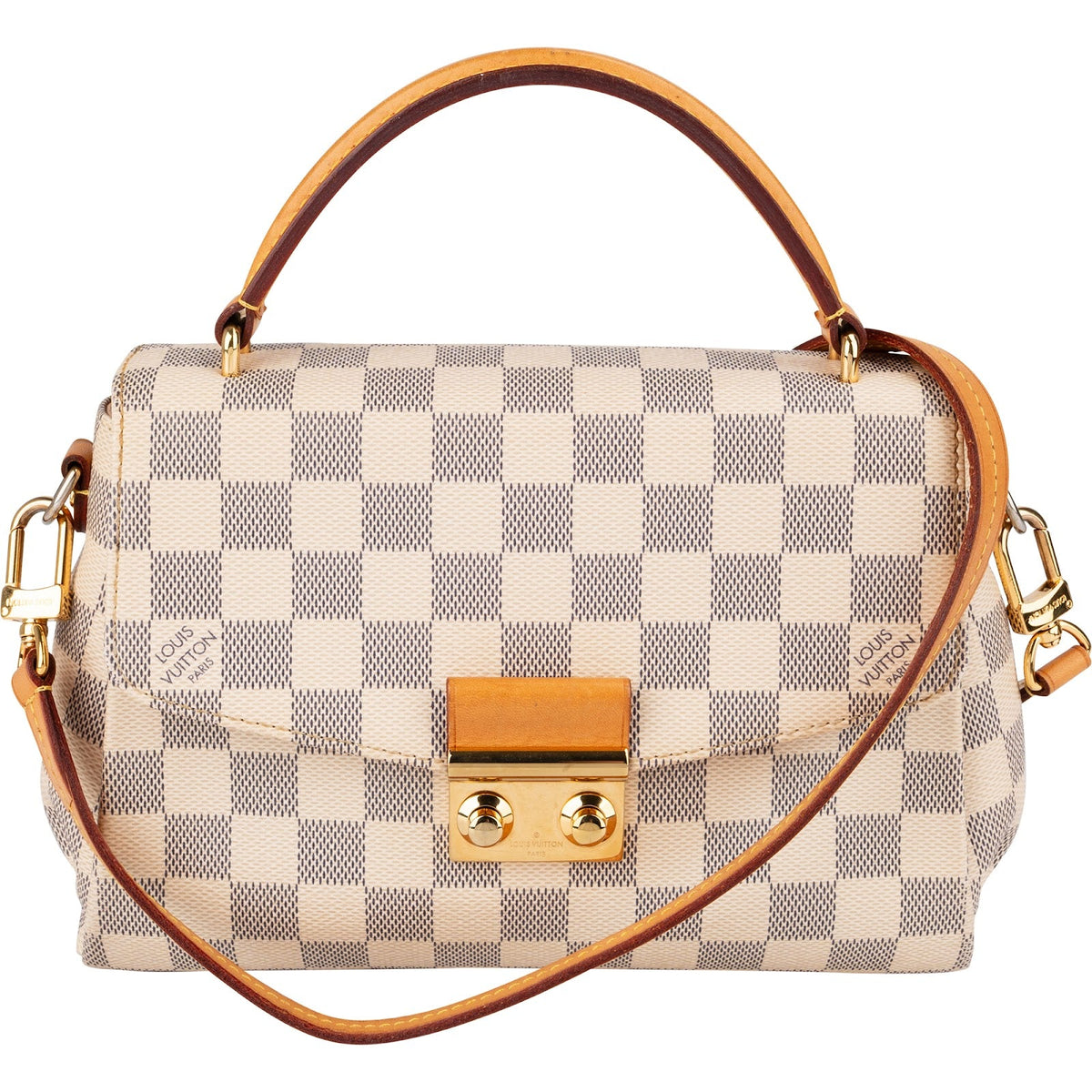 Borsa a mano Louis Vuitton Monogram Damier Azur Croisette