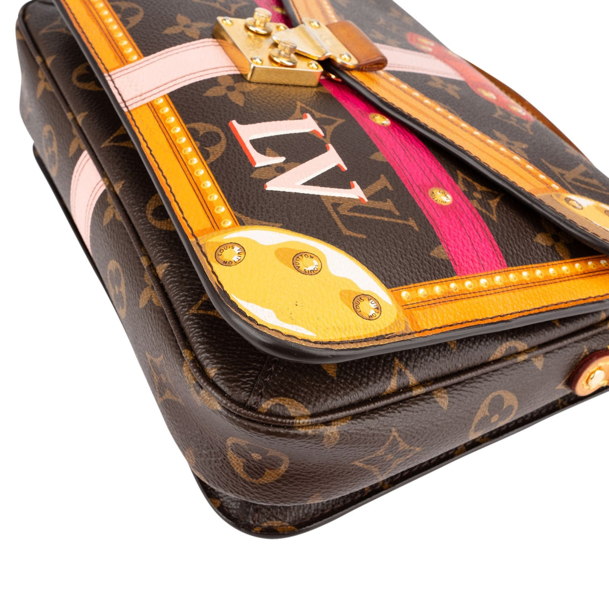 Bolso de mano Louis Vuitton Metis en lona Monogram Summer Trunk