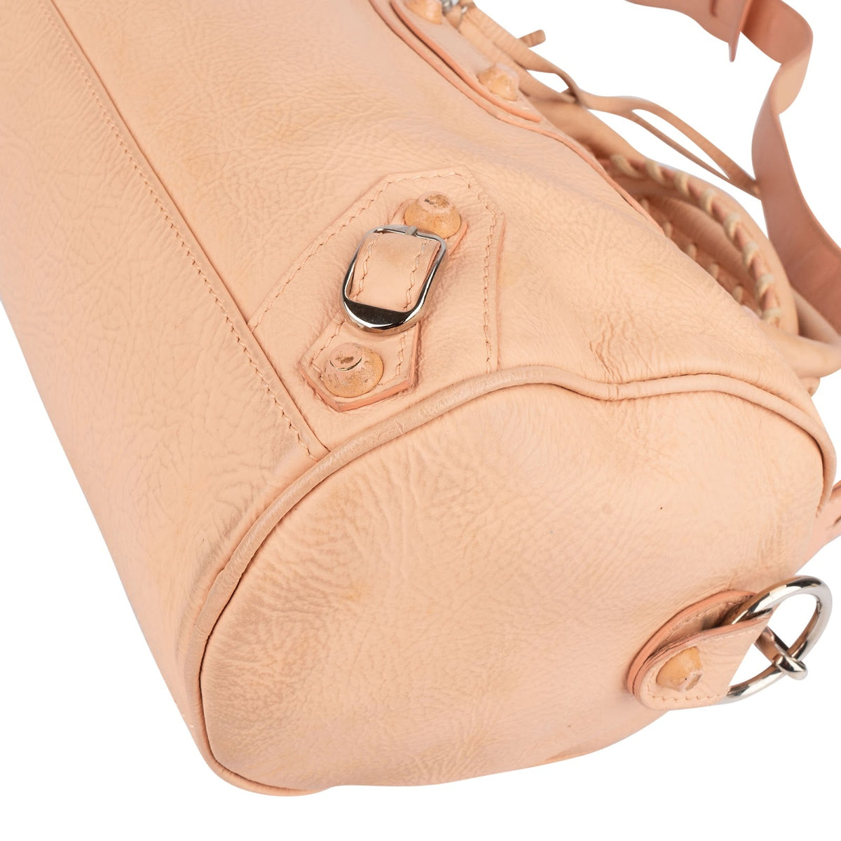 Balenciaga Rosa Leder Mini City Handtasche, Bild 9 von 13
