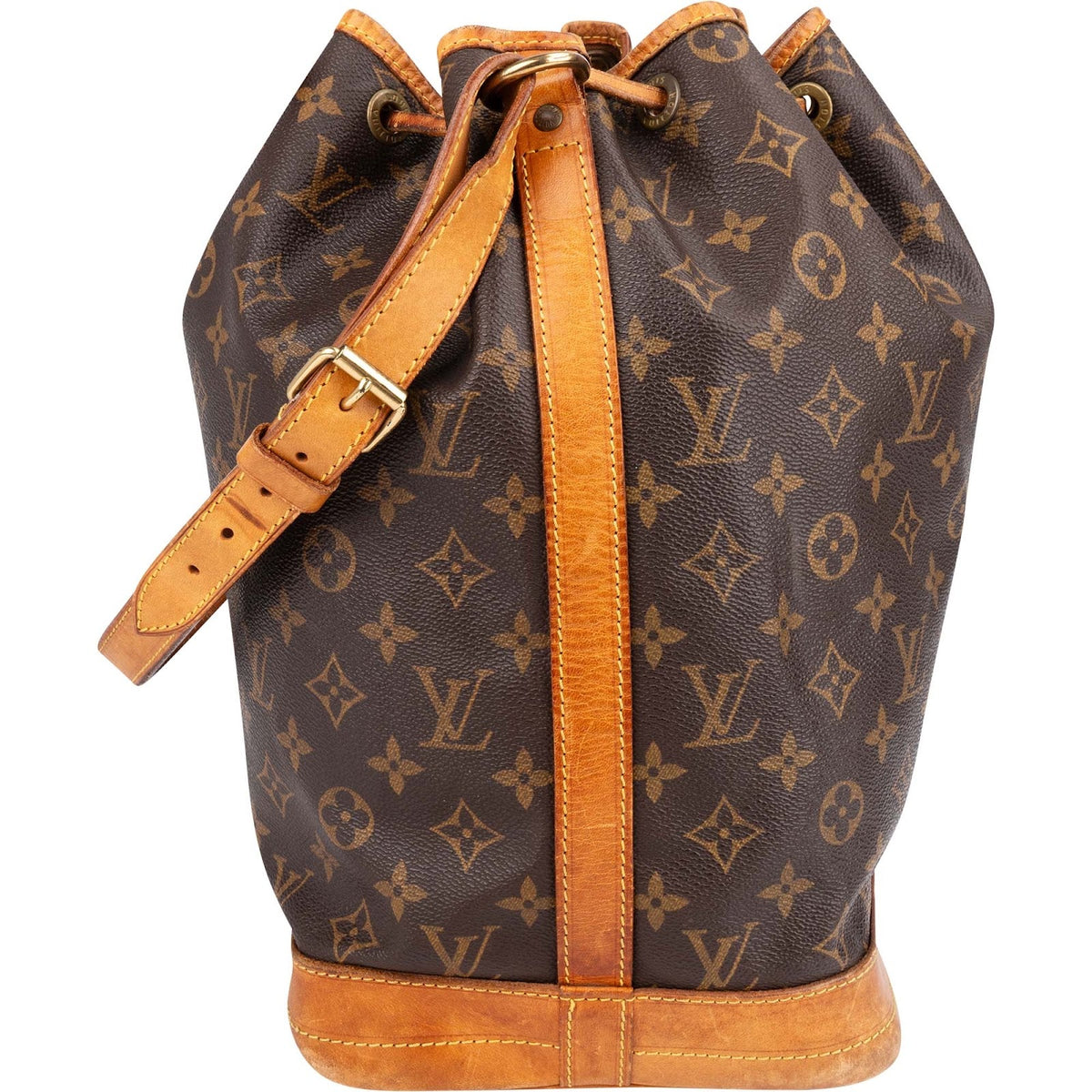 Sac à bandoulière Louis Vuitton grand modèle en toile Monogram