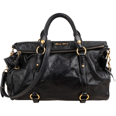 Miu Miu Vitello Lux lederen schoudertas
