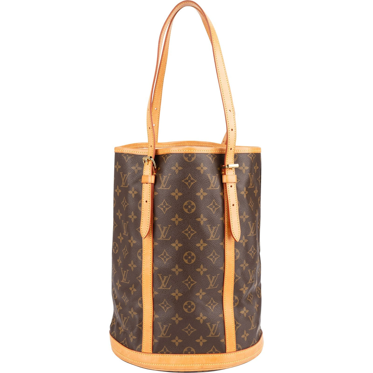 Borsa a spalla Louis Vuitton Bucket GM in tela Monogram
