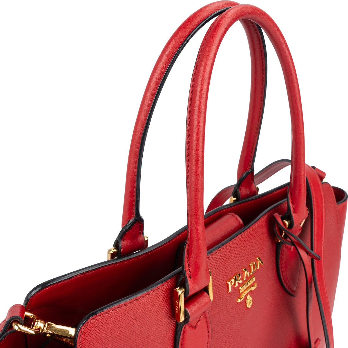 Prada Saffiano lederen tote tas