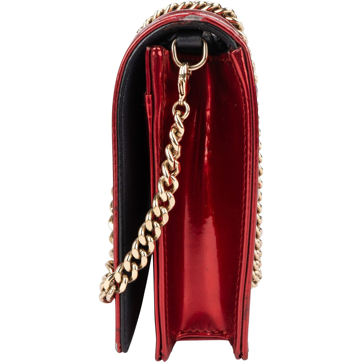 Dior Metallic Lackleder Diorama Umhängetasche, Bild 5 von 11