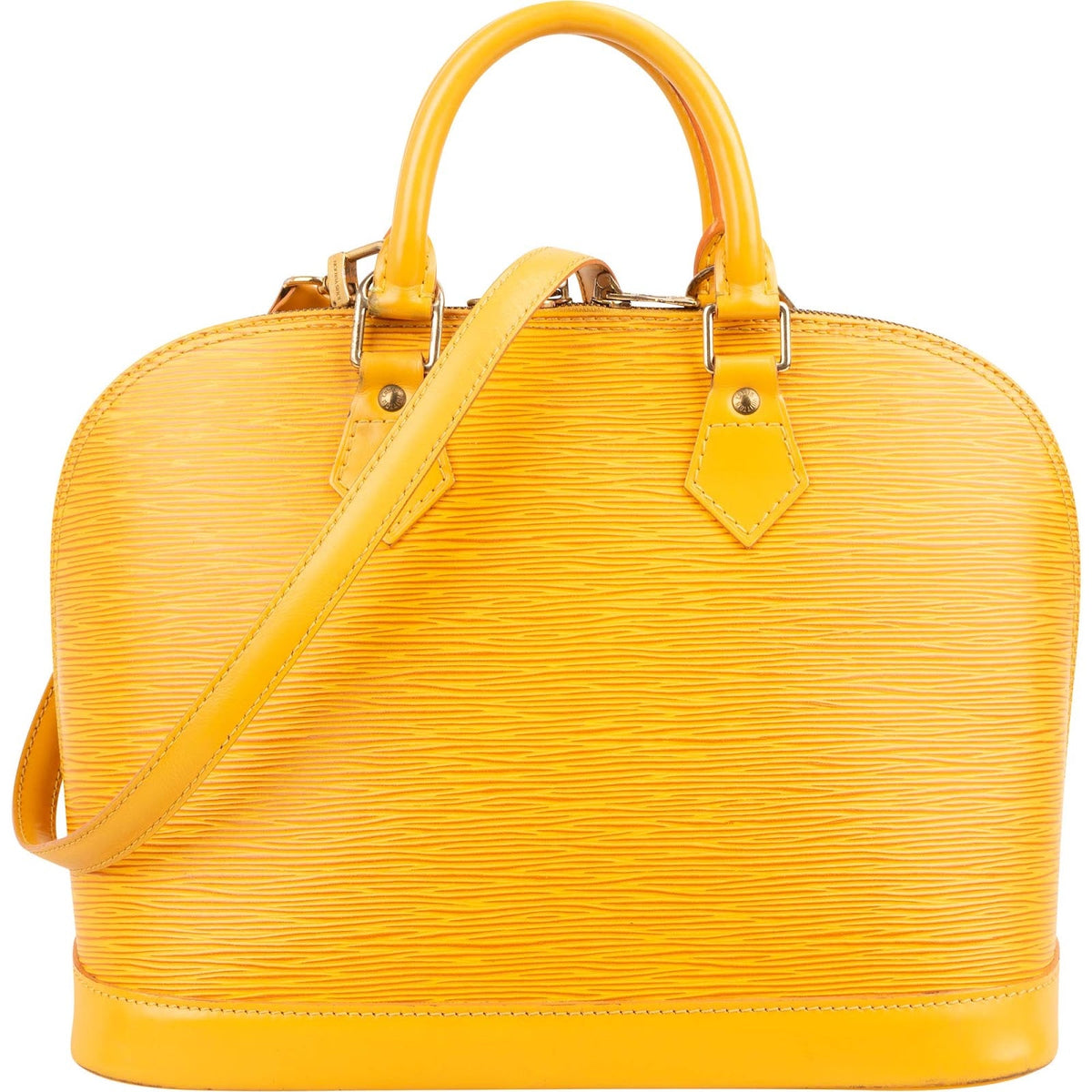 Louis Vuitton Gelb Epi Leder Alma PM Handtasche, Bild 5 von 11