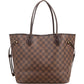 Louis Vuitton Monogram Damier Ebene Canvas Neverfull MM Shoulder Bag