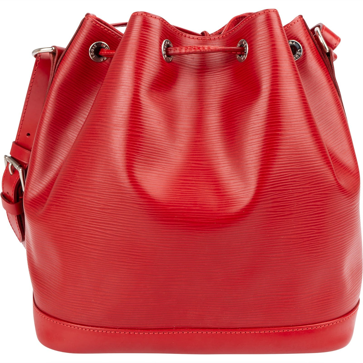 Louis Vuitton Red Epi Leather NM Sac Noé Petit Shoulder Bag