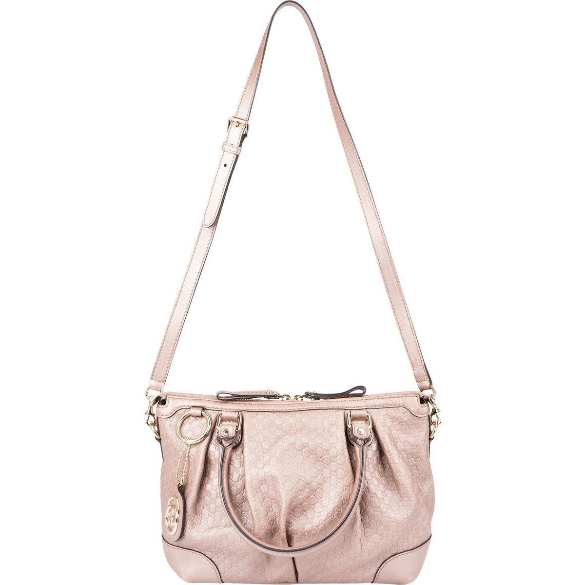 Gucci Sukey Satchel aus Microguccissima-Leder – Ansicht 6