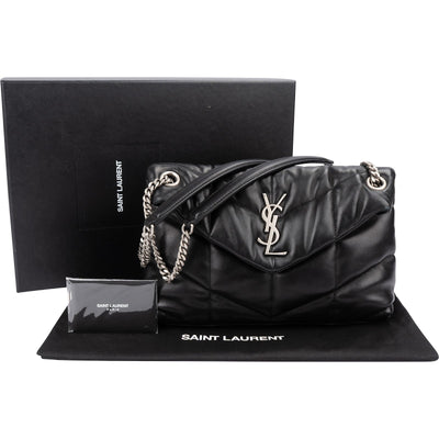 Yves Saint Laurent Quilted Lambskin Loulou Puffer Crossbody Bag