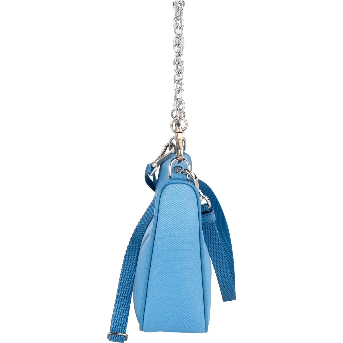 Prada Blau Nylon Triangle Re-Edition Umhängetasche, Bild 3 von 11