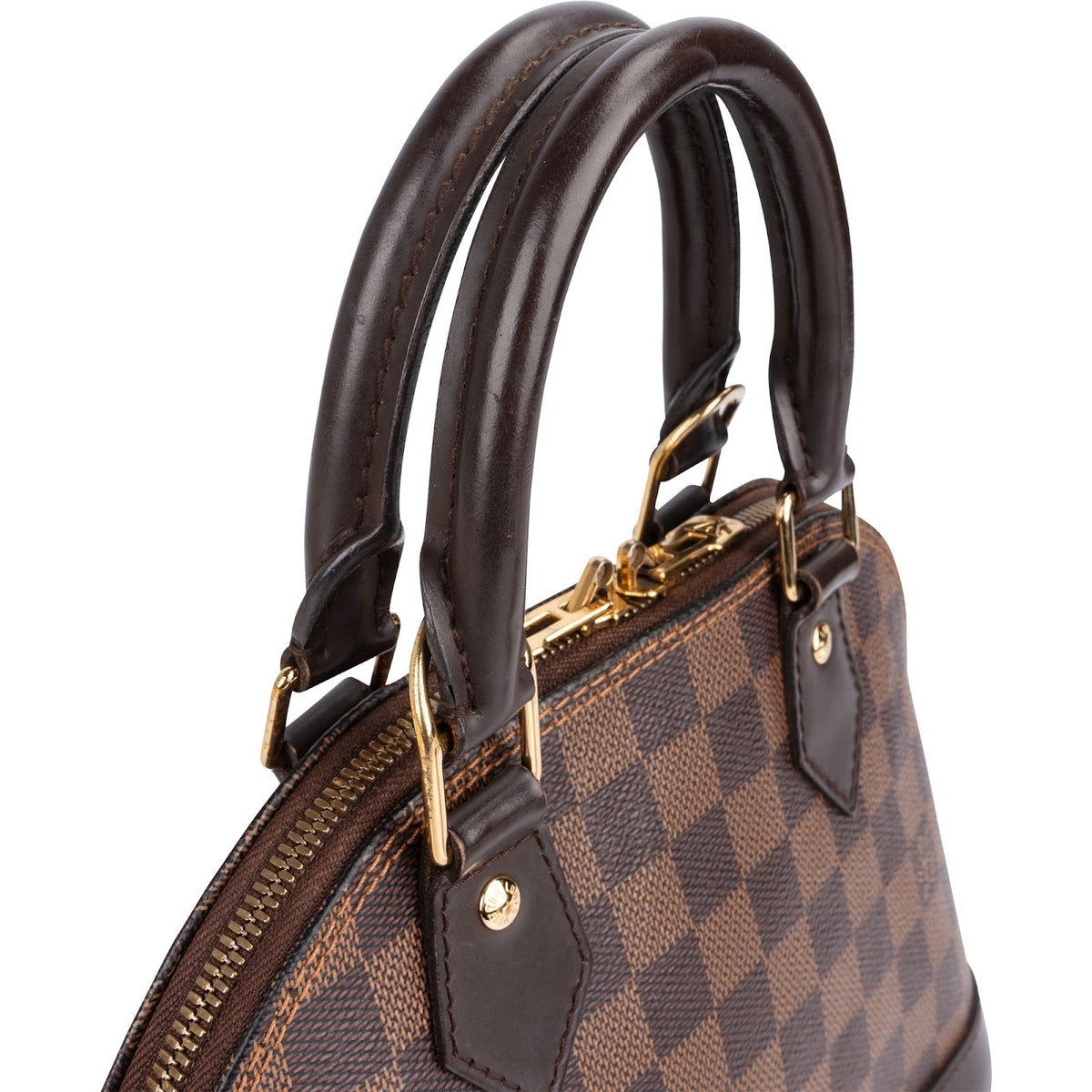 Louis Vuitton Monogram Damier Ebène Canvas Alma BB Handtas
