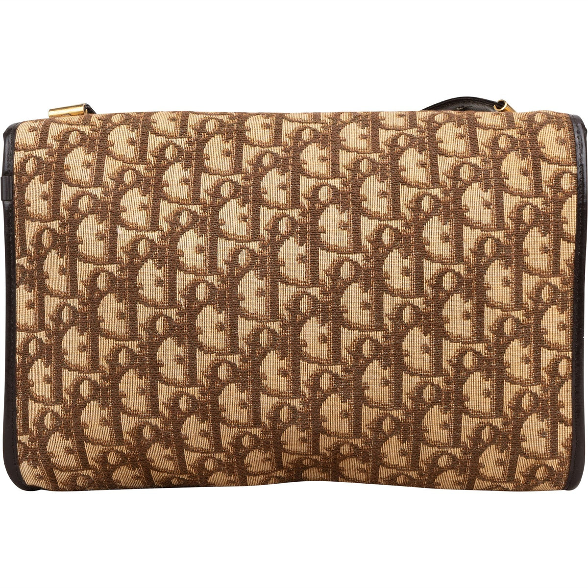 Sac à bandoulière vintage à rabat Christian Dior avec monogramme Trotter
