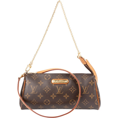 Louis Vuitton Monogram Canvas Pochette Eva crossbody tas
