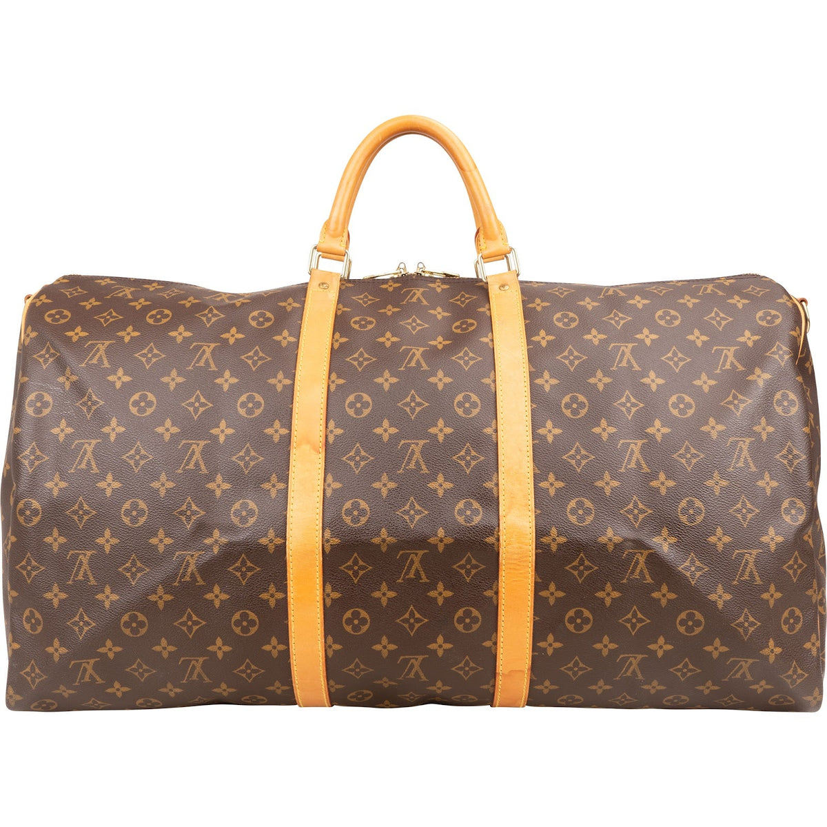 Bolso de viaje Louis Vuitton Keepall 60 Bandoulière en lona Monogram