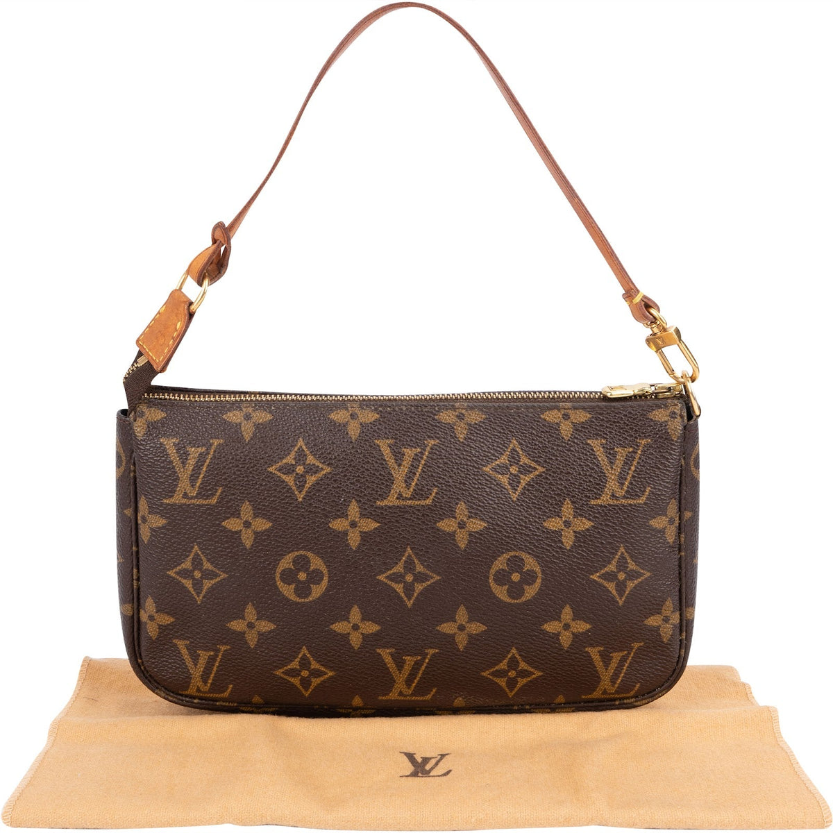 Louis Vuitton Canvas Pochette Accessoires Handtasche, Bild 2 von 12