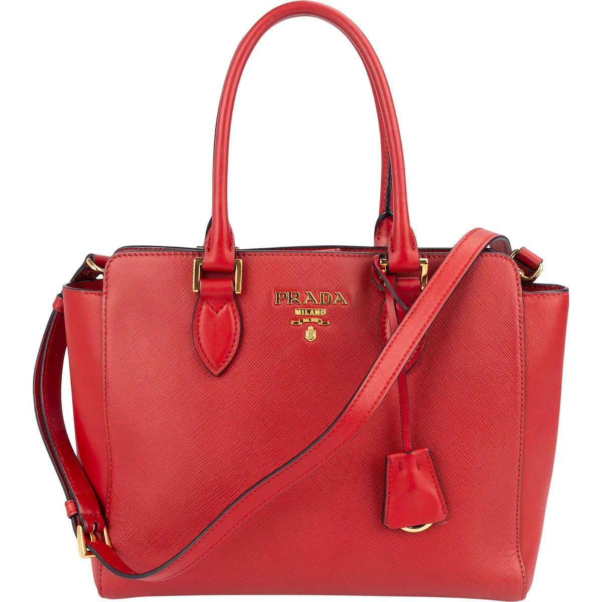 Prada Saffiano lederen tote tas