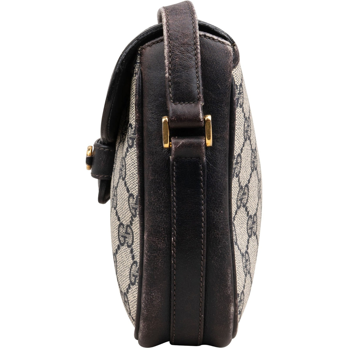 Bolso bandolera Gucci Horsebit en GG Supreme Monogram