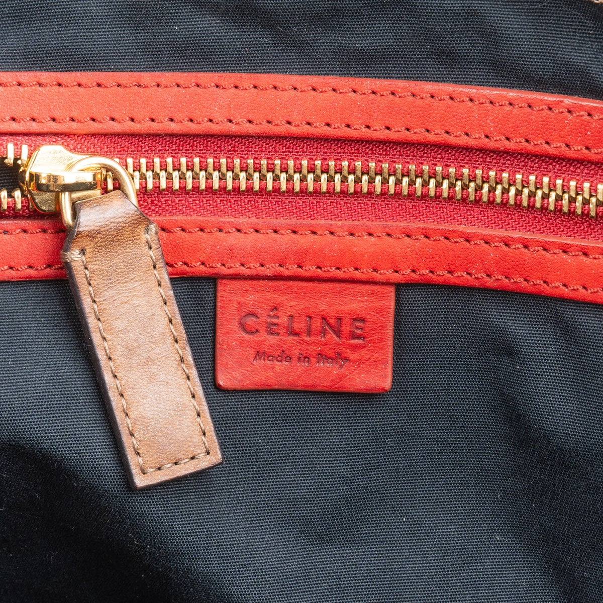 Celine Macadam Monogram Canvas Bicolor Leder Tote, Bild 10 von 11