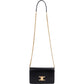 Celine Triomphe Wallet on Chain aus schwarzem Kalbsleder – Ansicht 7