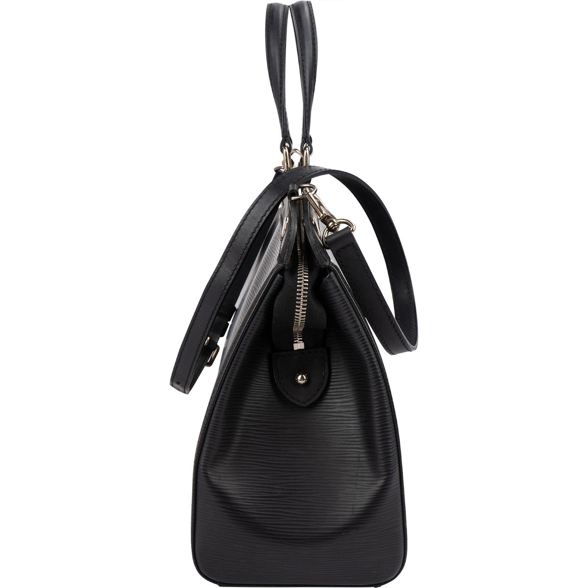 Sac à main Louis Vuitton Brea MM en cuir Epi noir