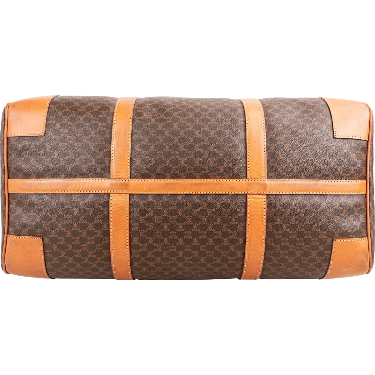 Céline Monogram Macadam Canvas Boston 50 Travel Bag
